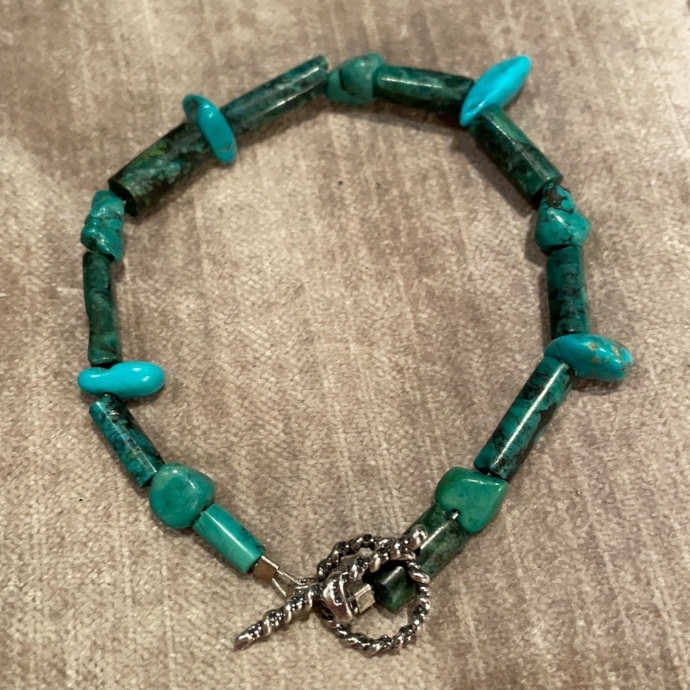 Southwestern Santa Fe Toggle Bracelet 7.5